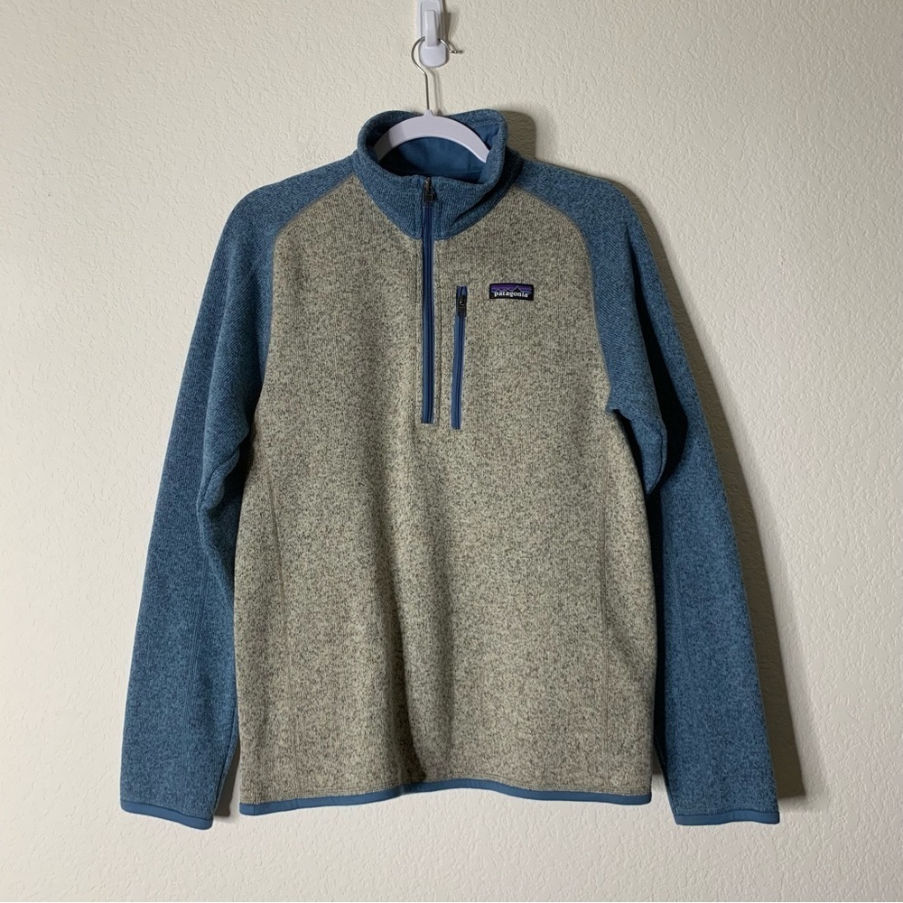 Patagonia Mens better sweater 1/4 zip up fleece sweater S - Picture 1 of 9